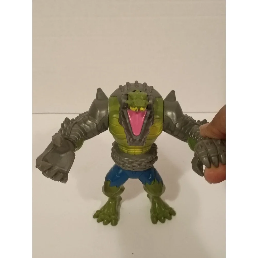 Imaginext DC Super Friends Killer Croc Action Figure Green Grey Batman Villain